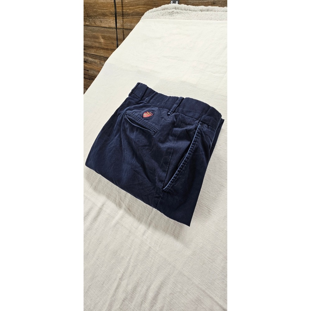 Polo Golf Ralph Lauren Mens Navy Blue Chino Pants 31x30 Embroidered Shield Logo